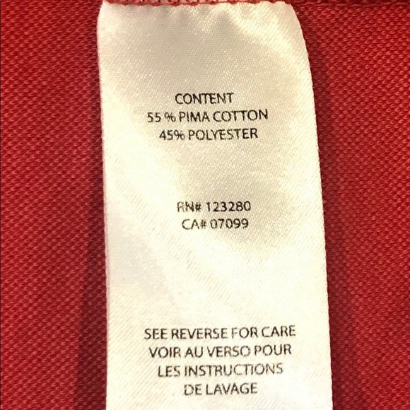 Travis Mathews Tiger Woods Red Golf Polo Shirt - Picture 5 of 5